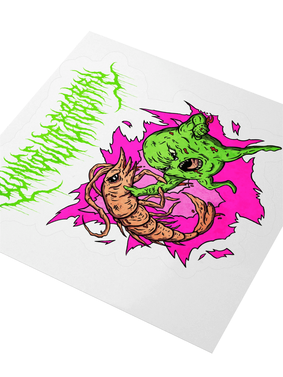★ fight like a peapod stickah ★ product image (9)