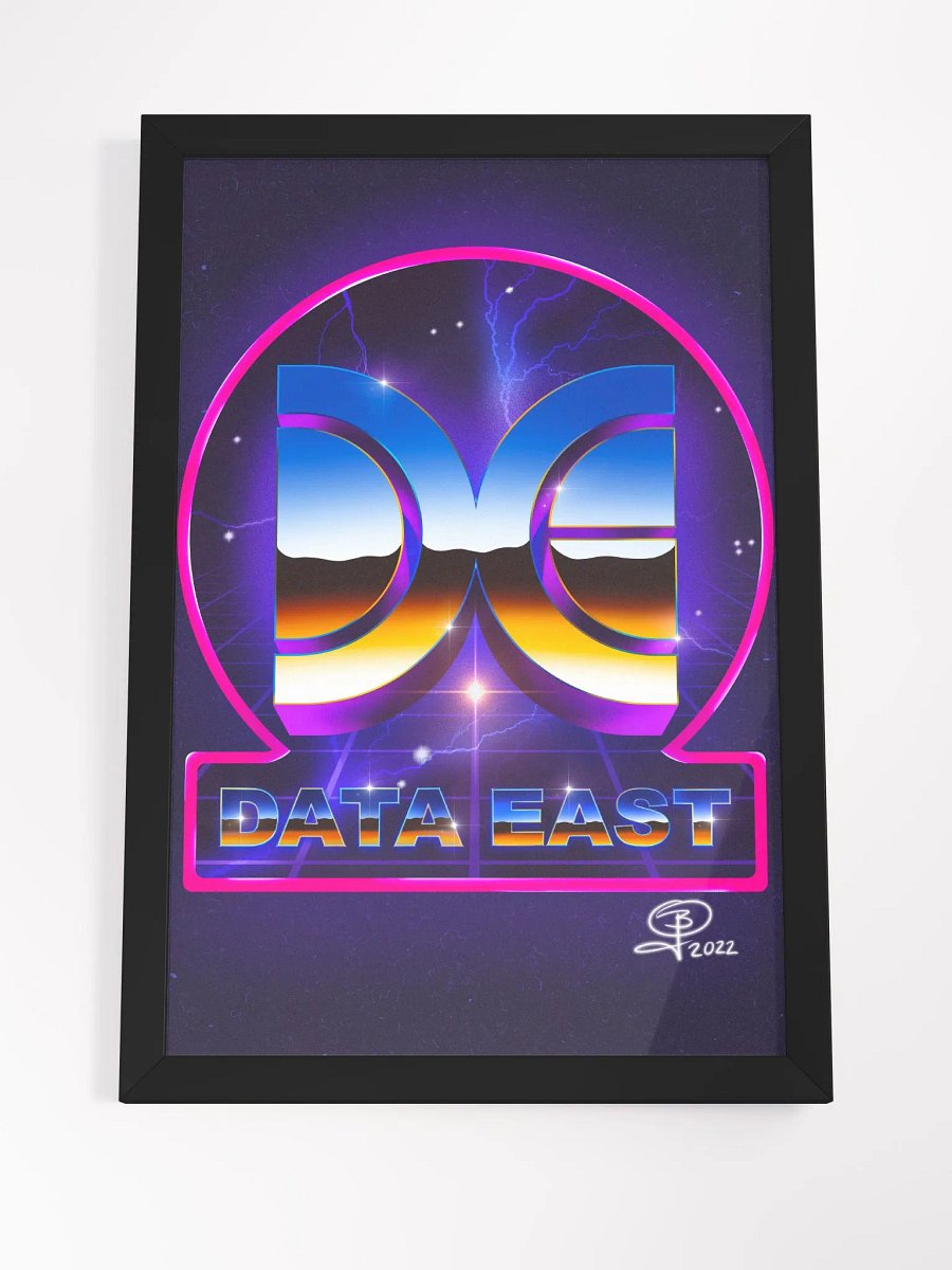 Data East Chrome Synthwave Framed Art product image (4)
