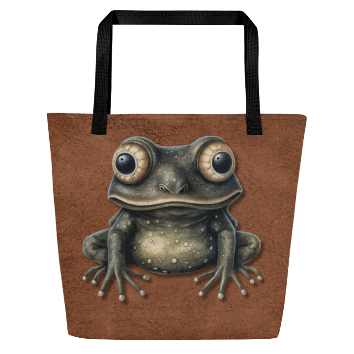 Spooky Frog & Snail Tote Bag. product image (1)