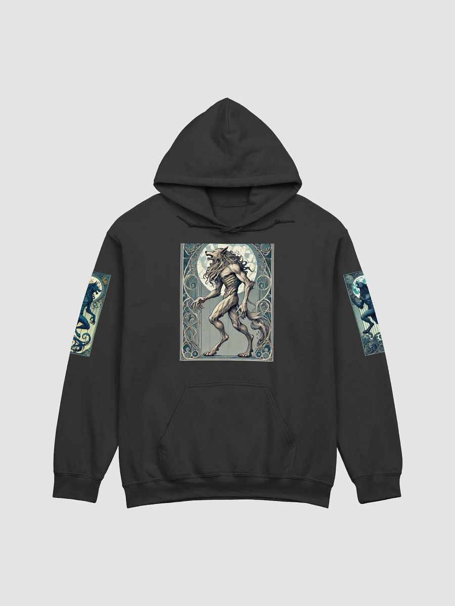 Mystic Moon Werewolf Art Nouveau Hoodie product image (1)