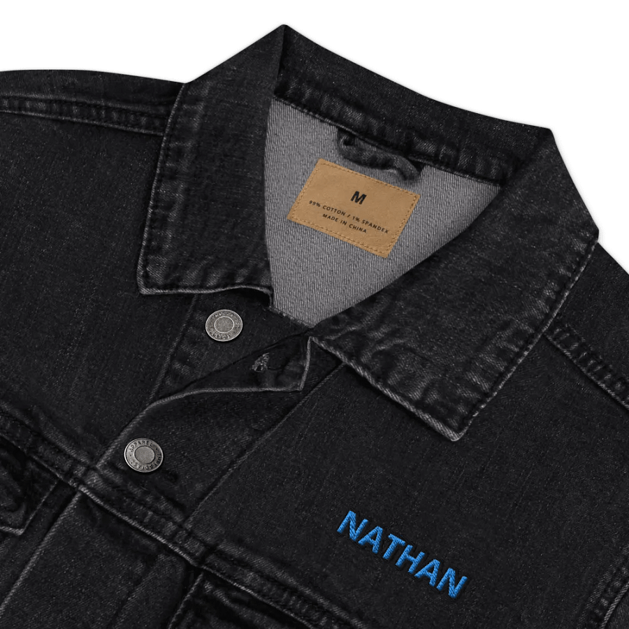 Threadfast Denim Embroidered Name Jacket product image (4)