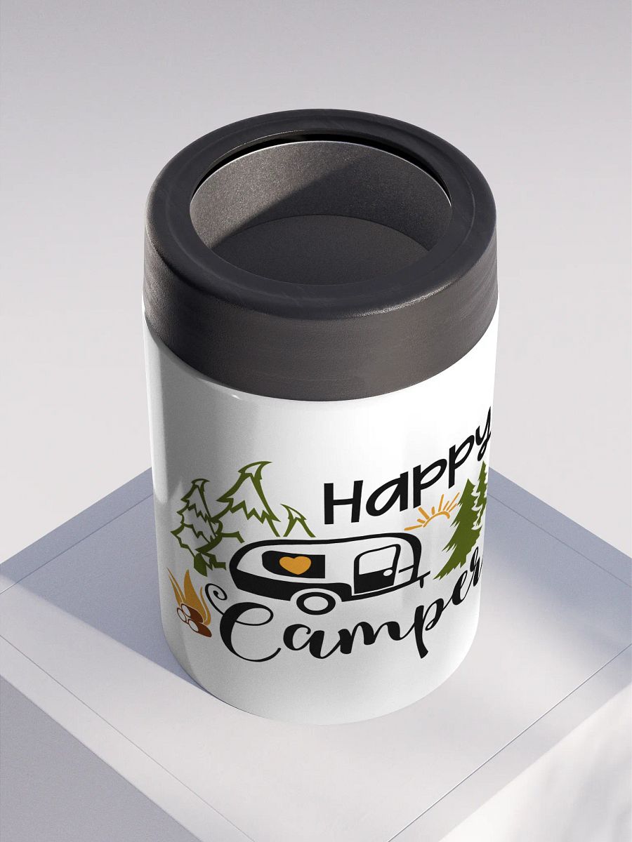Happy Camper Stainless Steel Koozie product image (2)