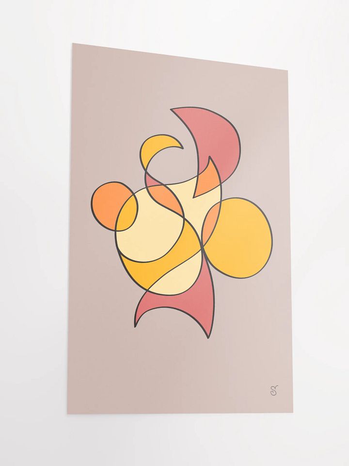 Vibrant Matte Poster Print - Abstract Image No. 6 product image (2)