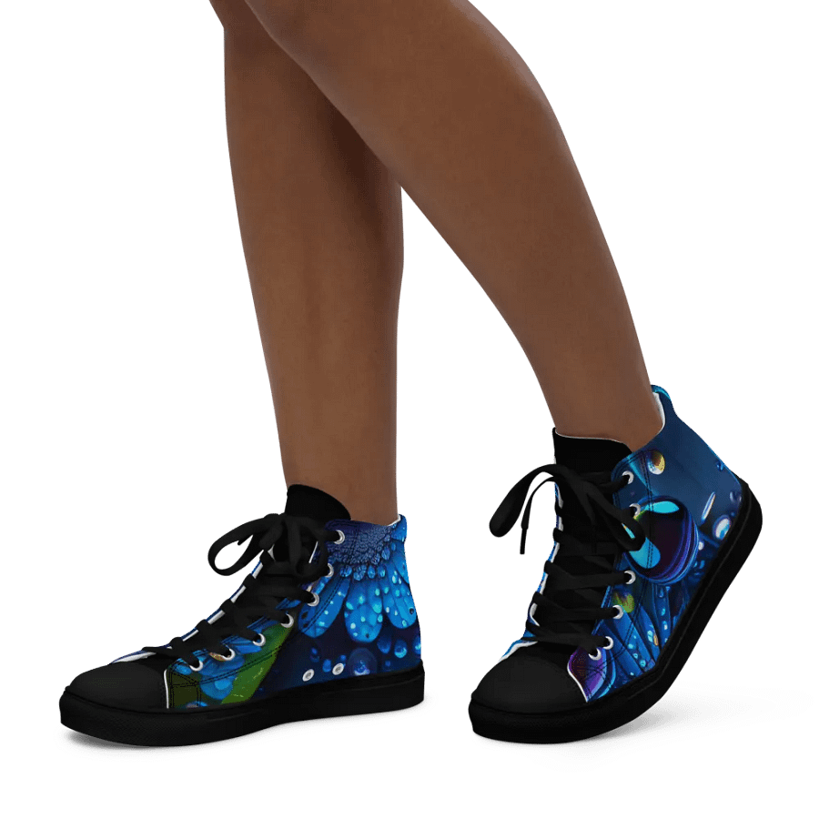 Kawaiikitten Exclusive Premium Dew Drop Canvas High-Top Shoes product image (6)