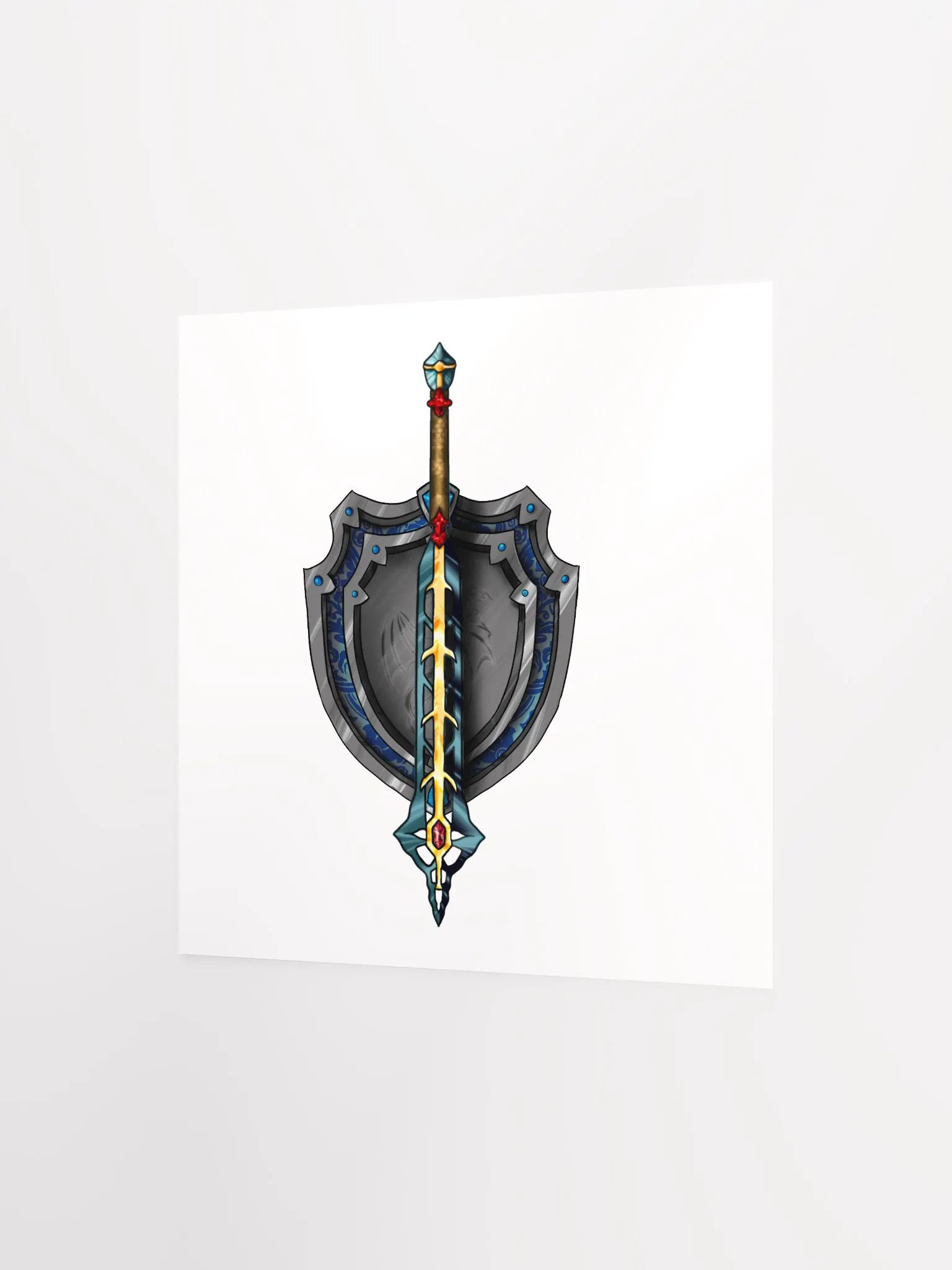 Azure Warden Crest Print product image (2)