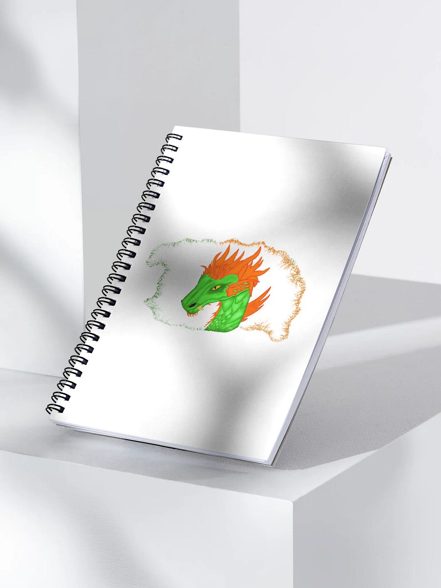 Fiery Dragon Dreams Spiral Notebook product image (3)