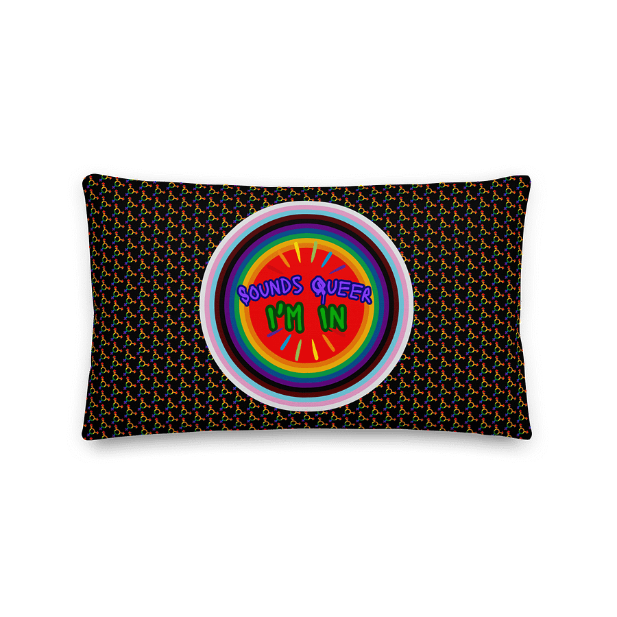 LGBTQIAP2S+ 2025, Sounds Queer I'm In, Pillow product image (2)