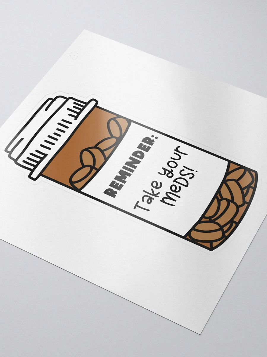 Take Your Meds Kiss Cut Sticker product image (3)
