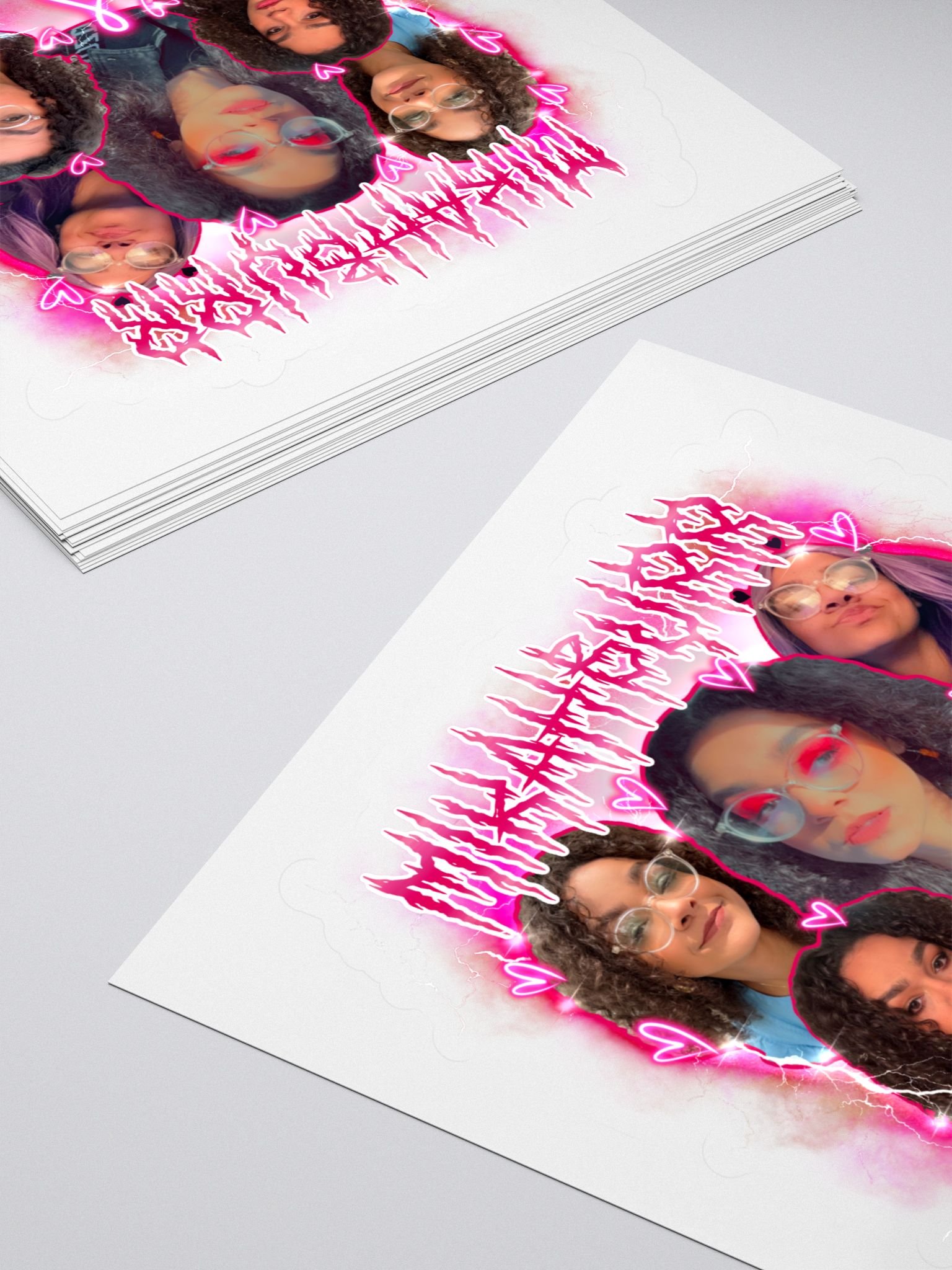 Mikah's Fighting Era 2025 Kiss Cut Stickers product image (4)