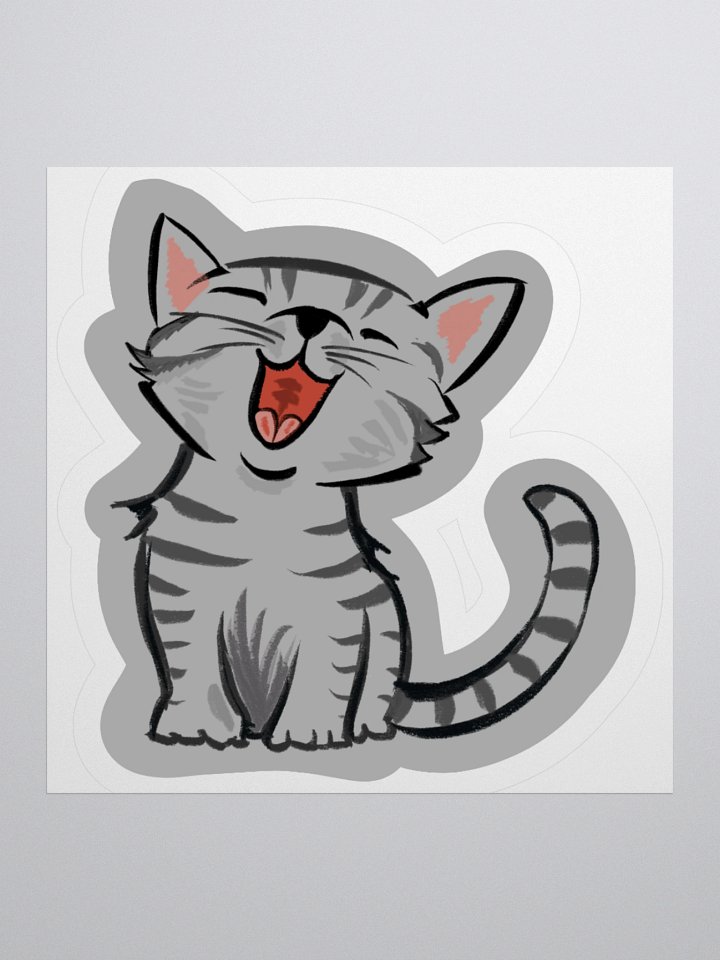Cute Kitty Sticker product image (1)
