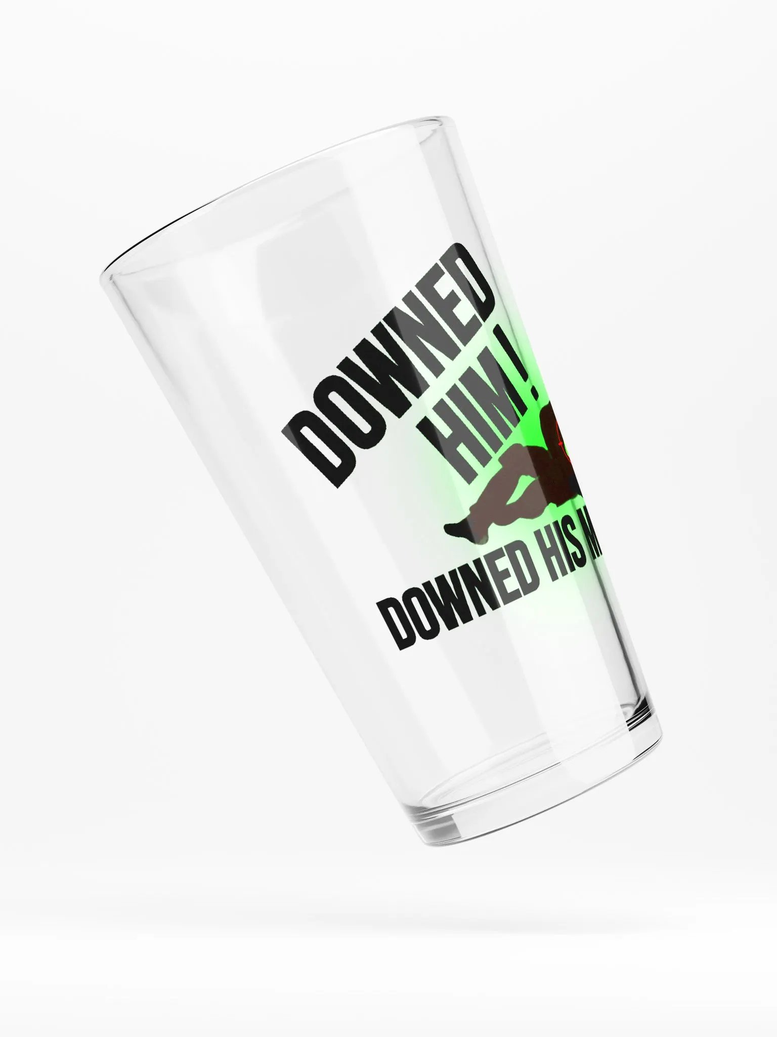 Downed Him! Pint Glass product image (4)