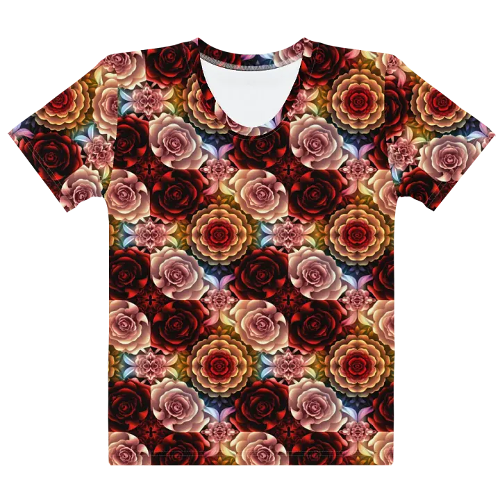 Rose Garden Dream Women's Crew Neck Tee product image (1)
