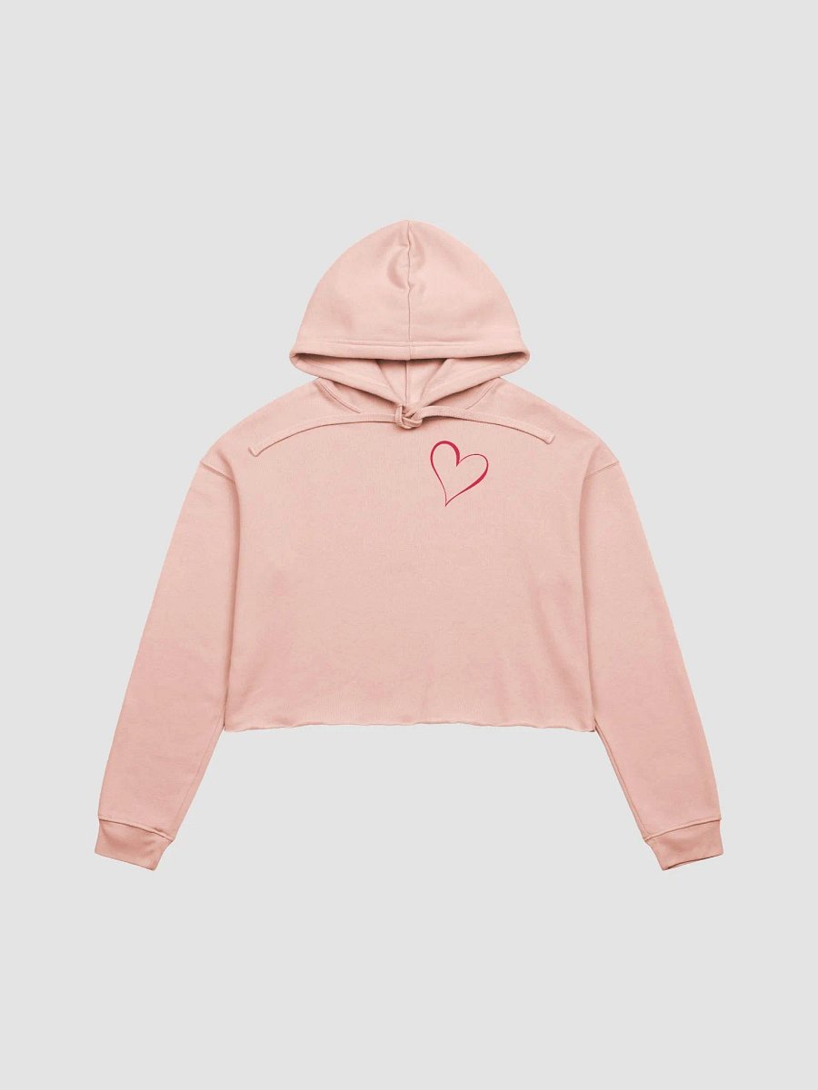 "Qu@lity He@rt" Crop Hoodie product image (2)