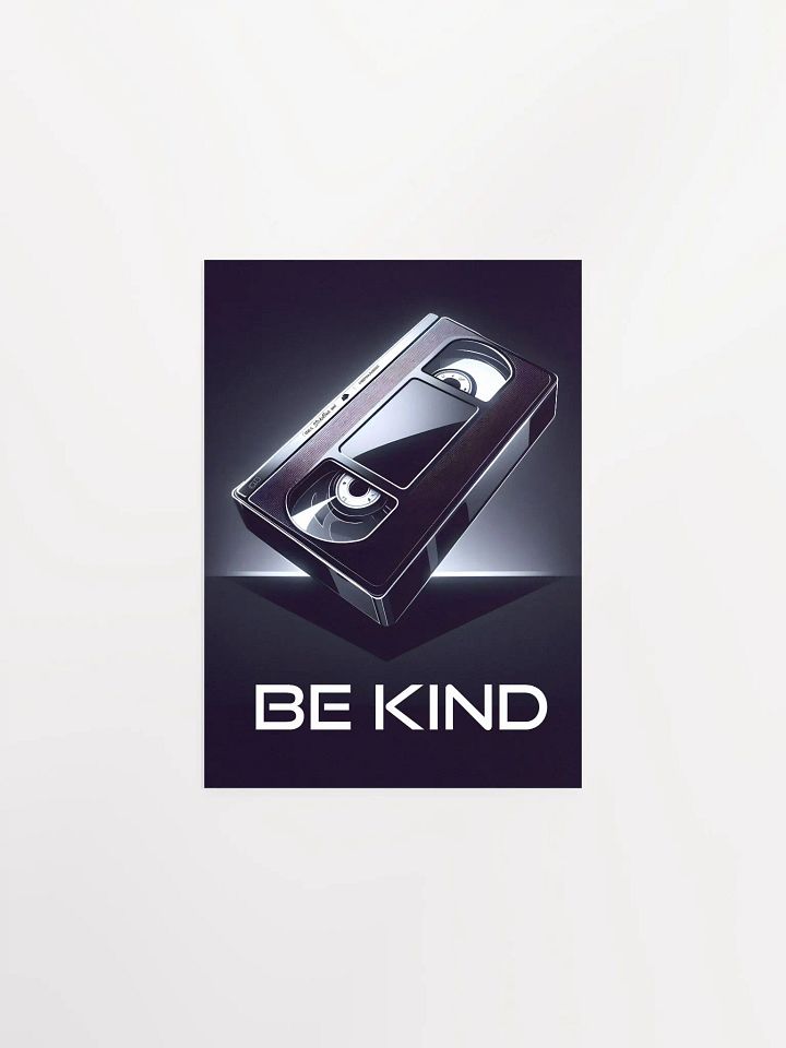 Retro VHS Tape Be Kind Poster product image (1)