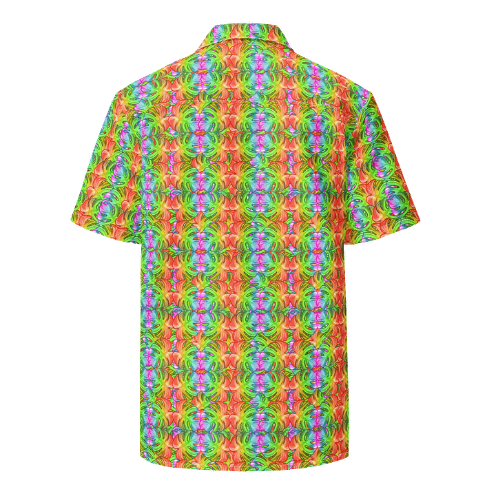 Rainbow Munch Monstera Hawaiian Shirt product image (2)