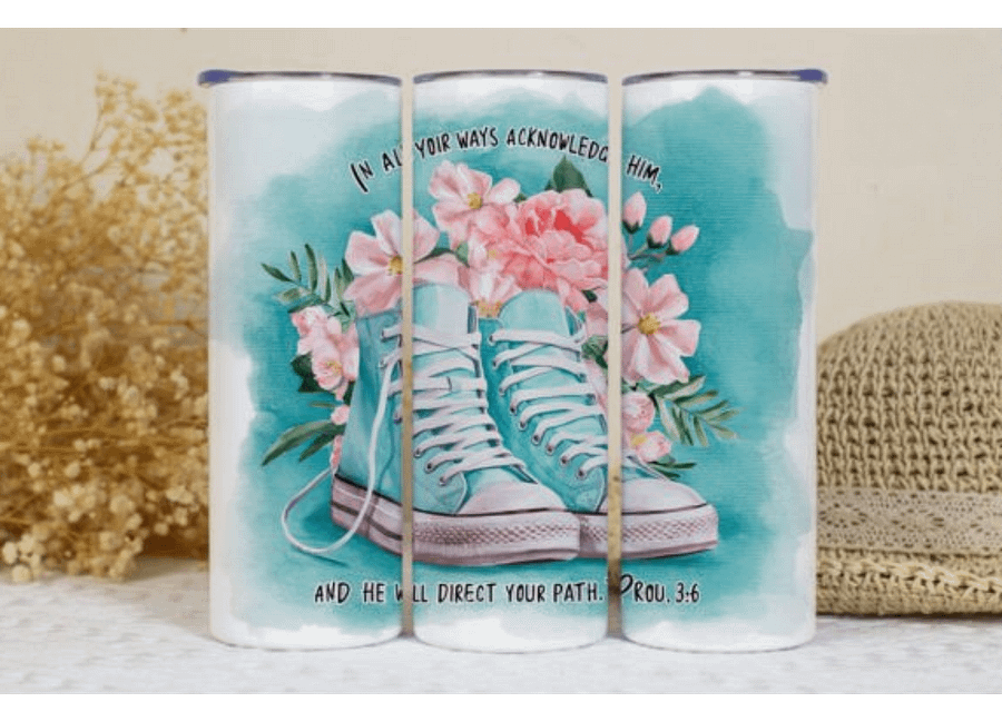 Proverbs 3:6 Stainless Steel Tumbler product image (1)