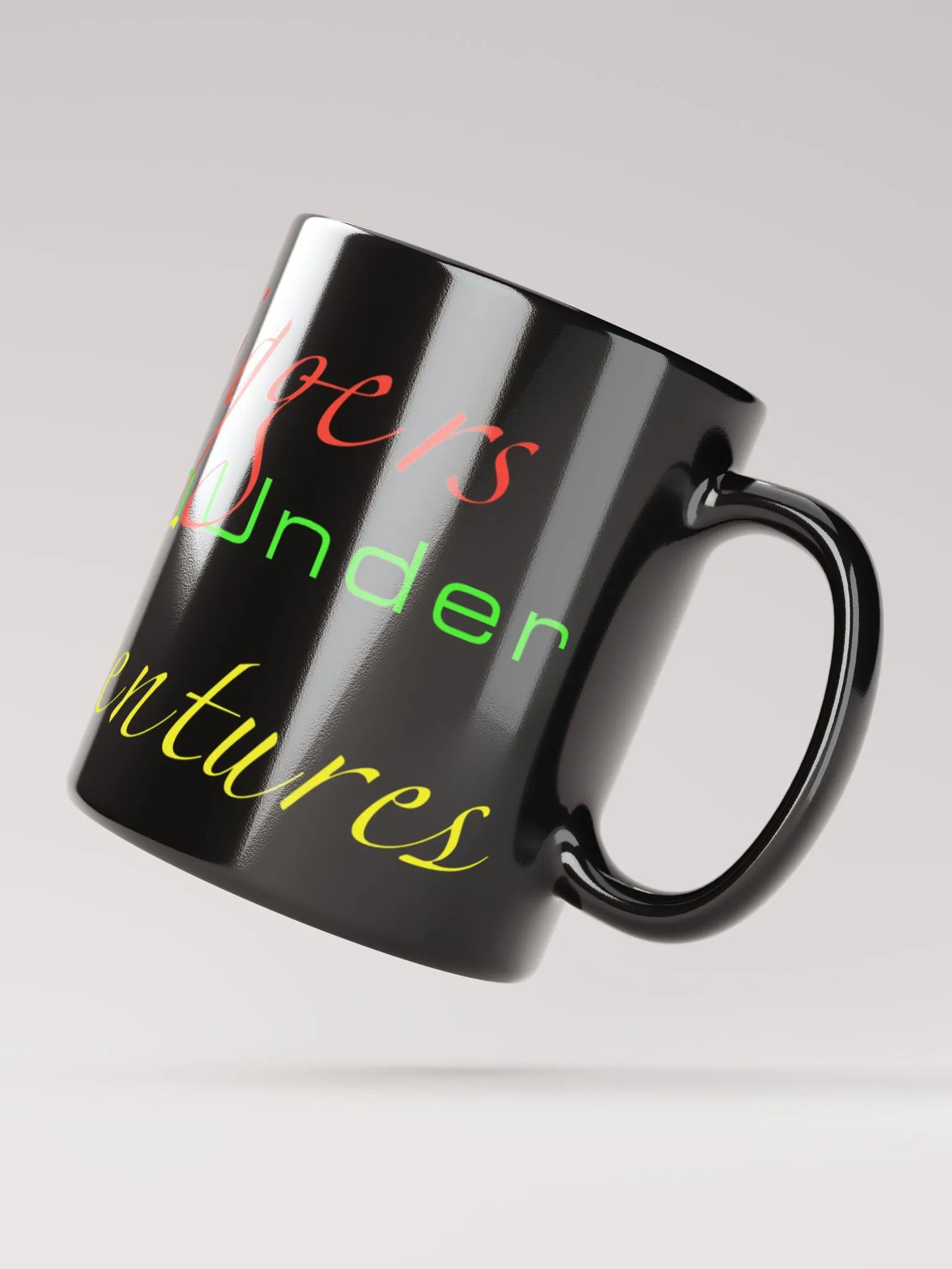 DDUA Glossy Black Mug product image (6)