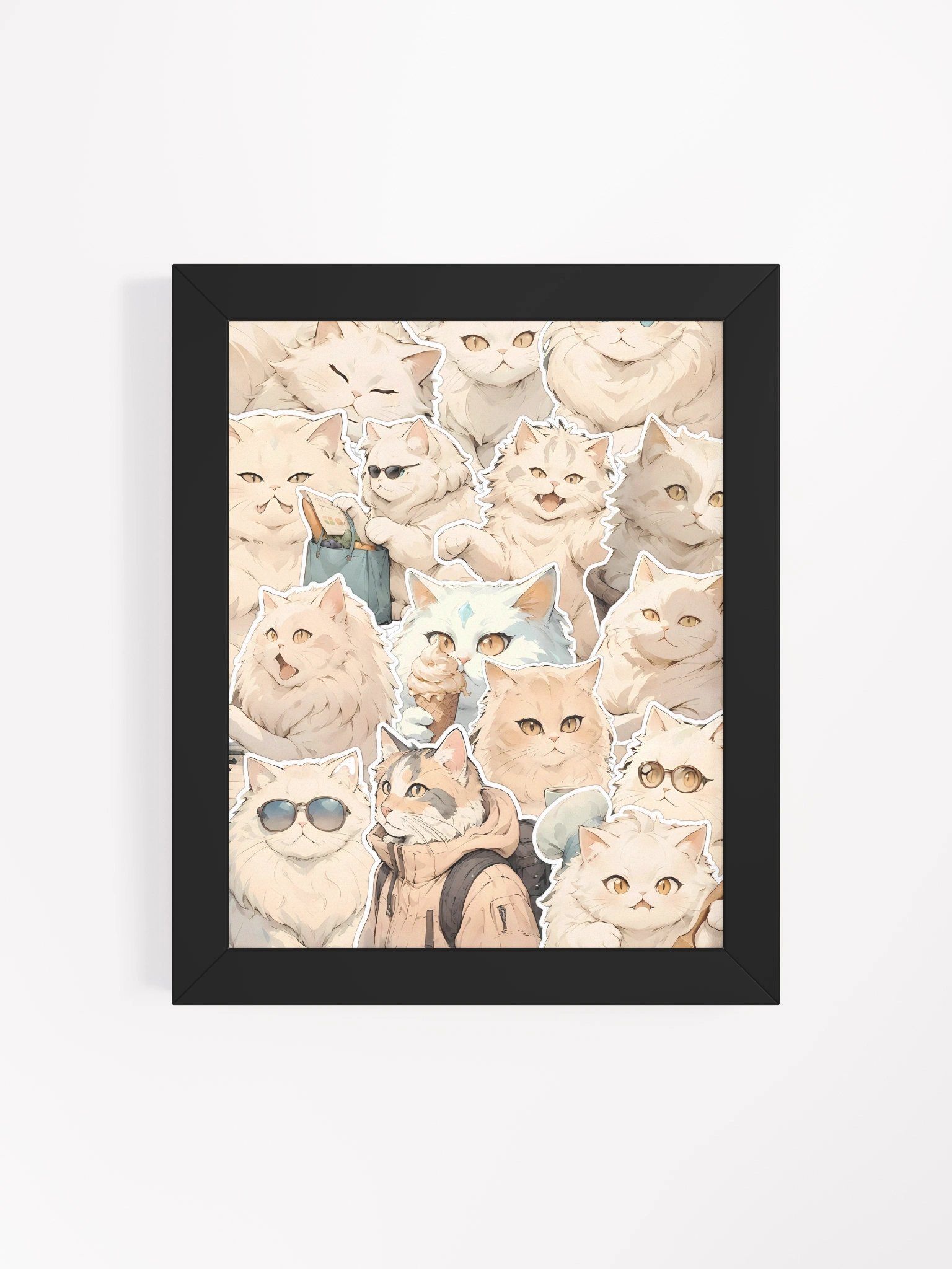 Framed High-Quality Matte Poster (in) - Fluffverse product image (4)