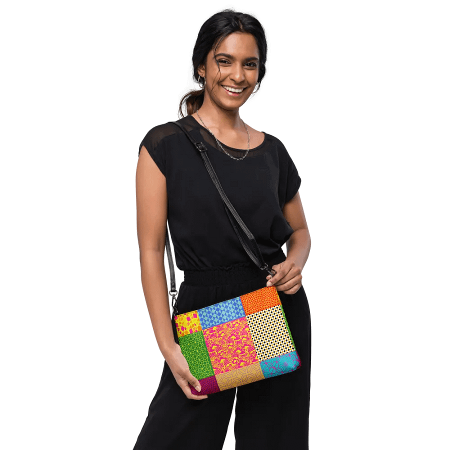 Geometric Fusion All-Over Print Crossbody Bag product image (10)