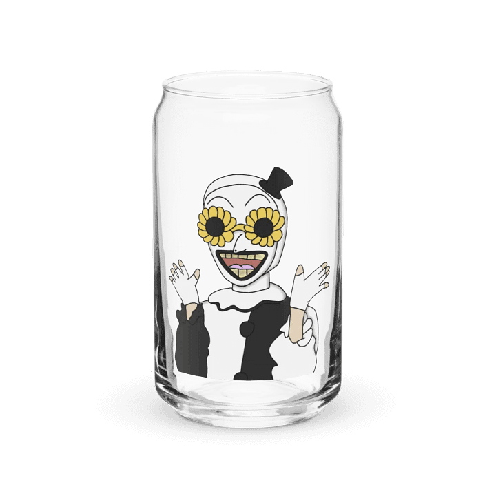 Art the clown drinking glass product image (1)