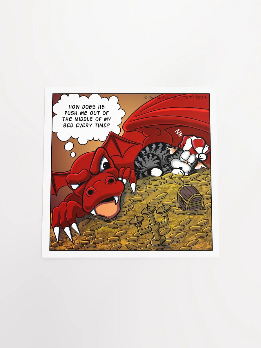 The Middle of My Bed - Resident Dragon Poster product image (4)