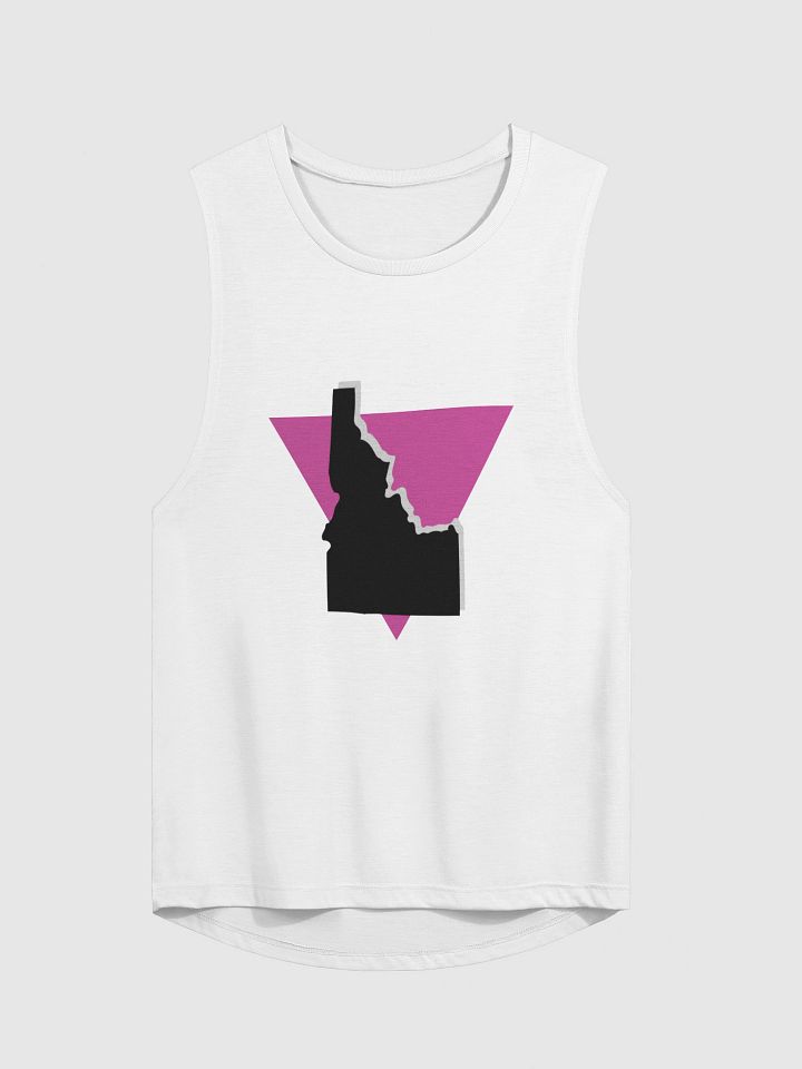 "PINK TRIANGLE" light femme muscle tank product image (1)