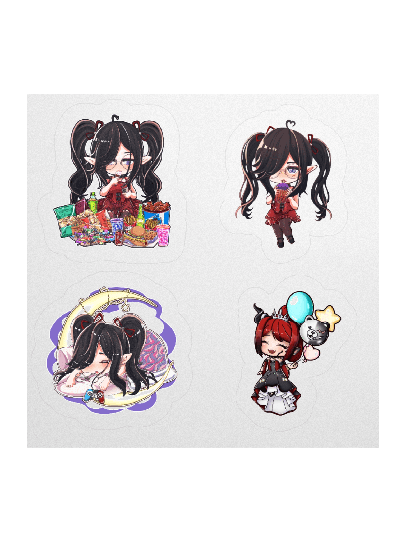 Chibi Delights Kiss Cut Stickers Set product image (1)
