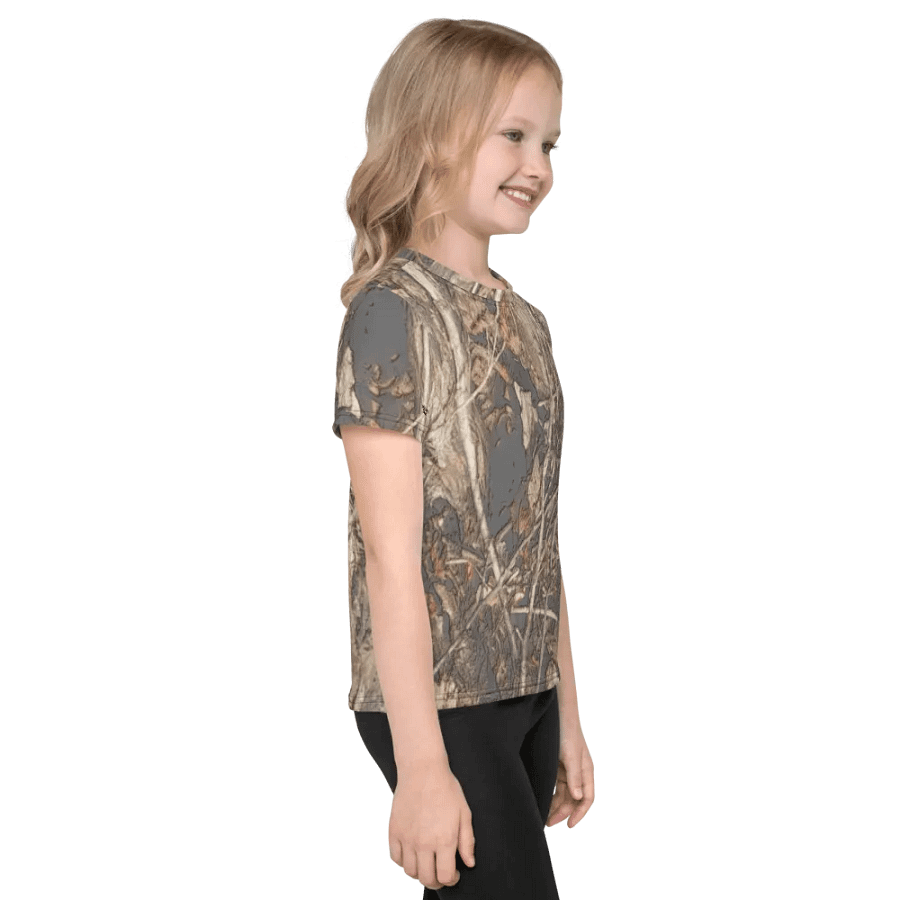 Kids Crew Neck T-Shirt - Dead Split - It Happennnns Camo product image (5)