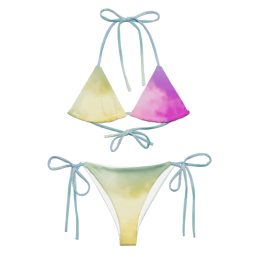 Blur cloud rainbow Design String Bikini - V3 product image (1)