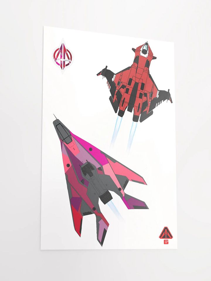 Custom Light Fighter Matte Poster product image (6)