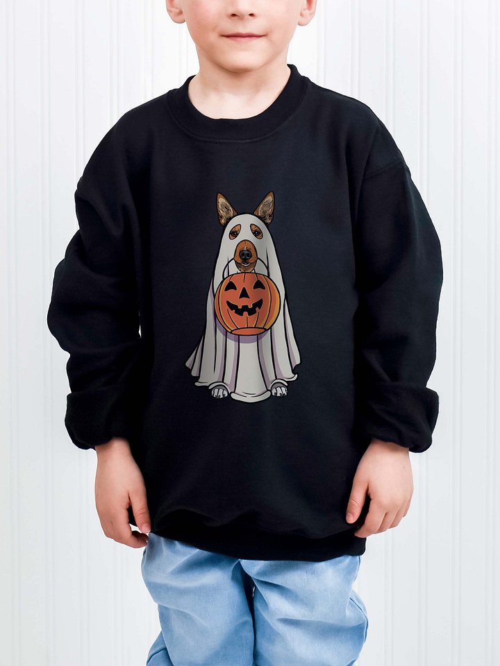 Halloween Basenji(Red) Youth Sweatshirt product image (1)