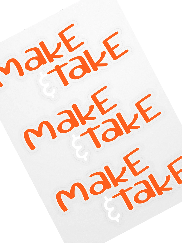 Make & Take (3) Stickers product image (1)