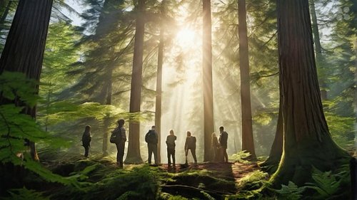This Forest Bathin' short is an Artificial Intelligence experiment by Exhibit Scotland. Featuring haraka_forest_bathing