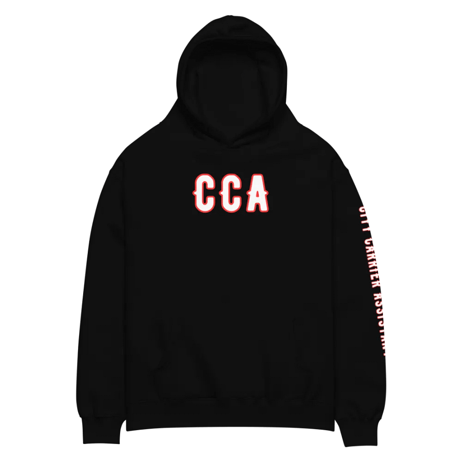 Express Male "CCA" Oversized Hoodie - BLACK product image (2)