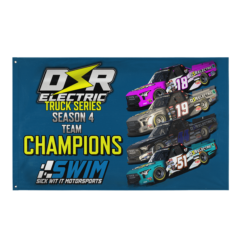 SWIM- DSR Electric Truck Series Team Champions Flag