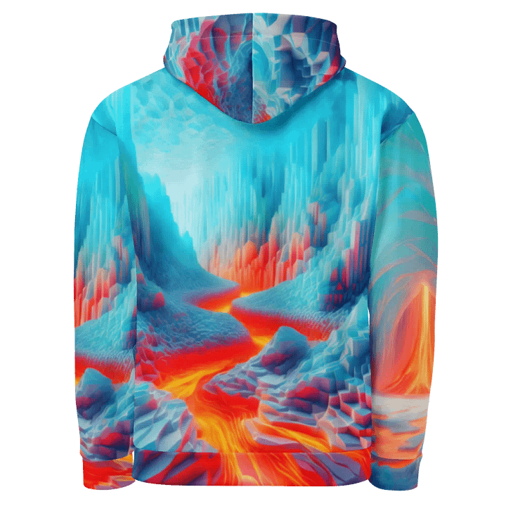 Fire and Ice - Glacial Flow with Lava Heart 27 product image (2)