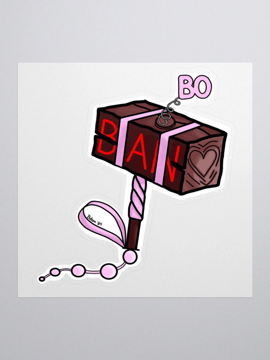 BoBan Hammer Sticker product image (1)