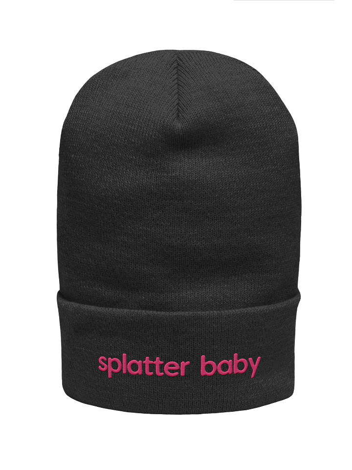 splatter baby beanie product image (1)