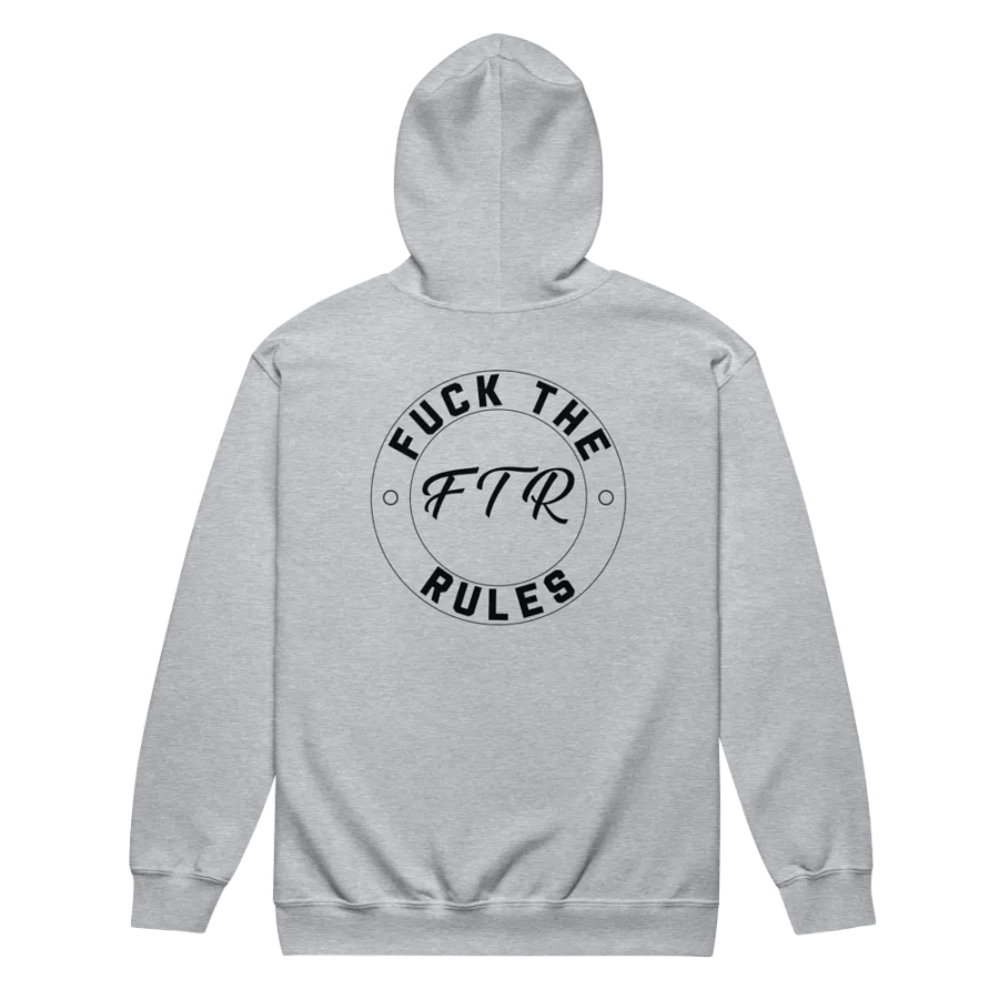 FTR Black- Zip-up Hoodie product image (6)