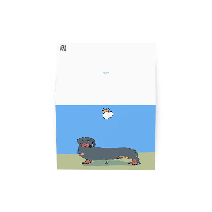 Dachshund Greetings Card product image (2)