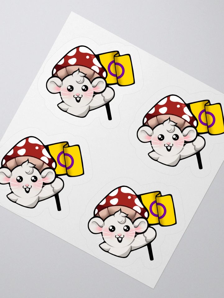 Intersex Pride Flag Stickers product image (2)