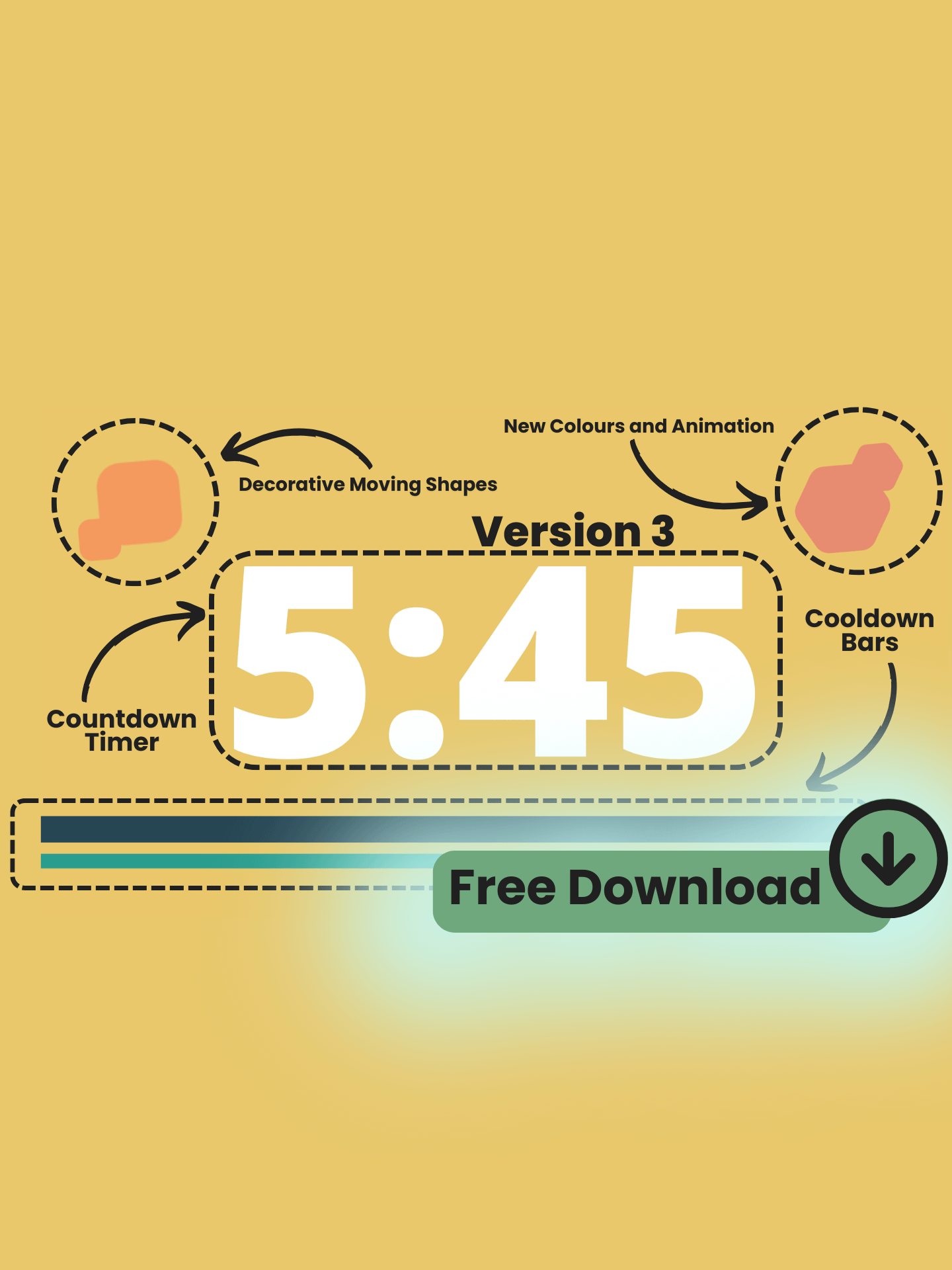 V3 Procedural Countdown (Fusion Composition) product image (1)