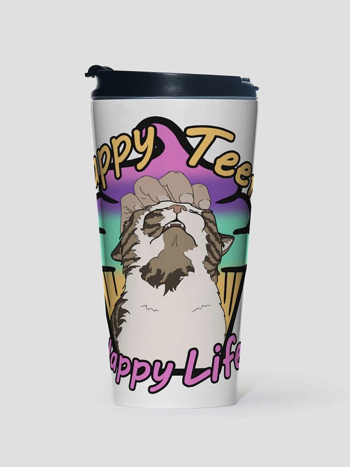 "Happy Teef, Happy Life" Travel Mug product image (1)