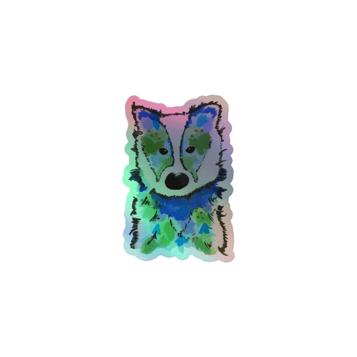 Honey Badger Holographic Sticker product image (1)