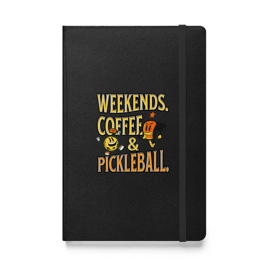 Weekends Coffee And Pickleball Expressive Hardcover Journal product image (1)