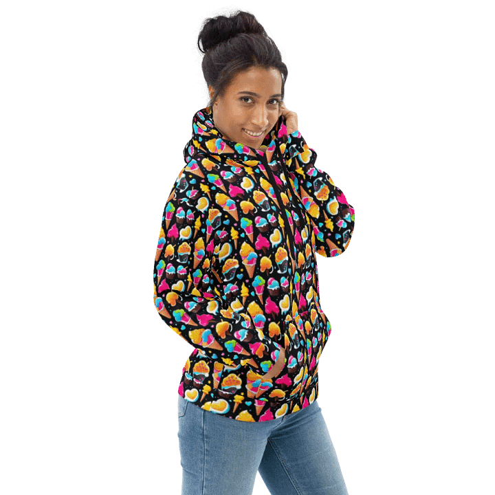 Ice Cream Pattern All Over Print Hoodie product image (2)