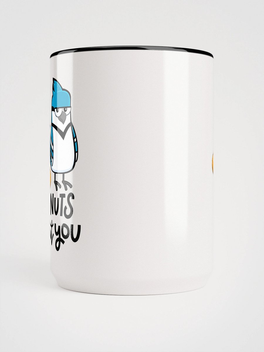 "Nuts About You" Blue Jay Bird Coffee / Tea Mug product image (5)