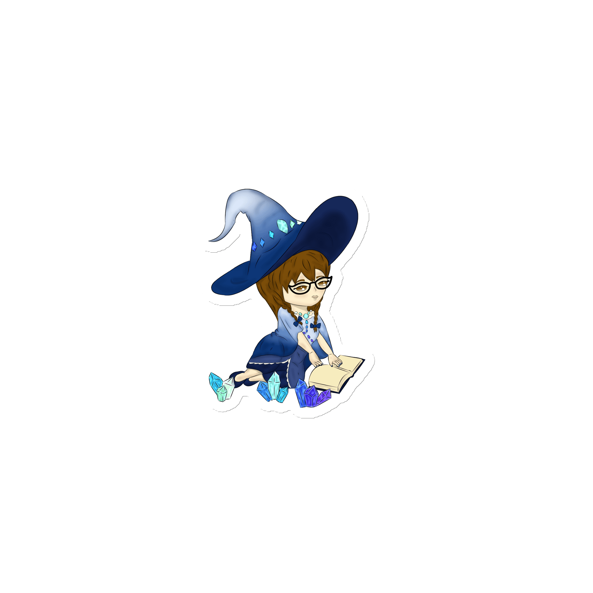Crystal Witch Yuuki | Magnets product image (1)