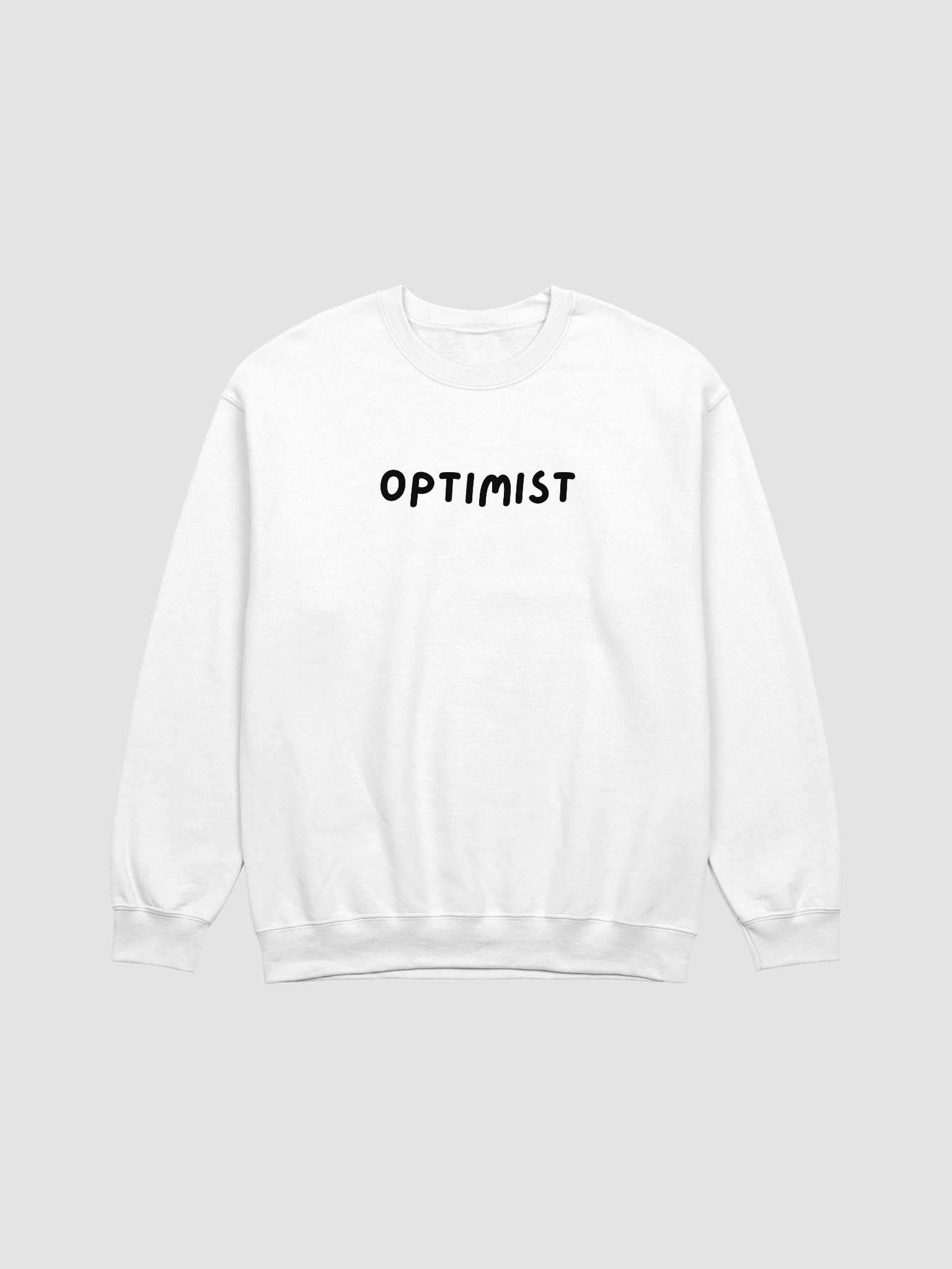 “OPTIMIST” My Vibe Crewneck Sweatshirt product image (2)