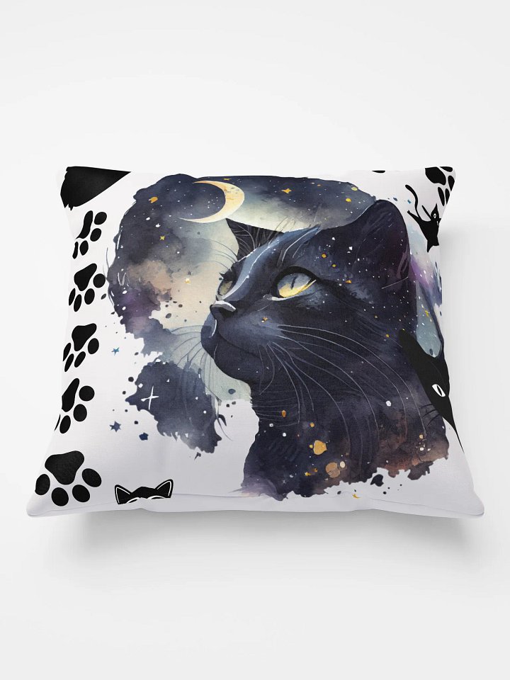 Black cat Pillow product image (1)